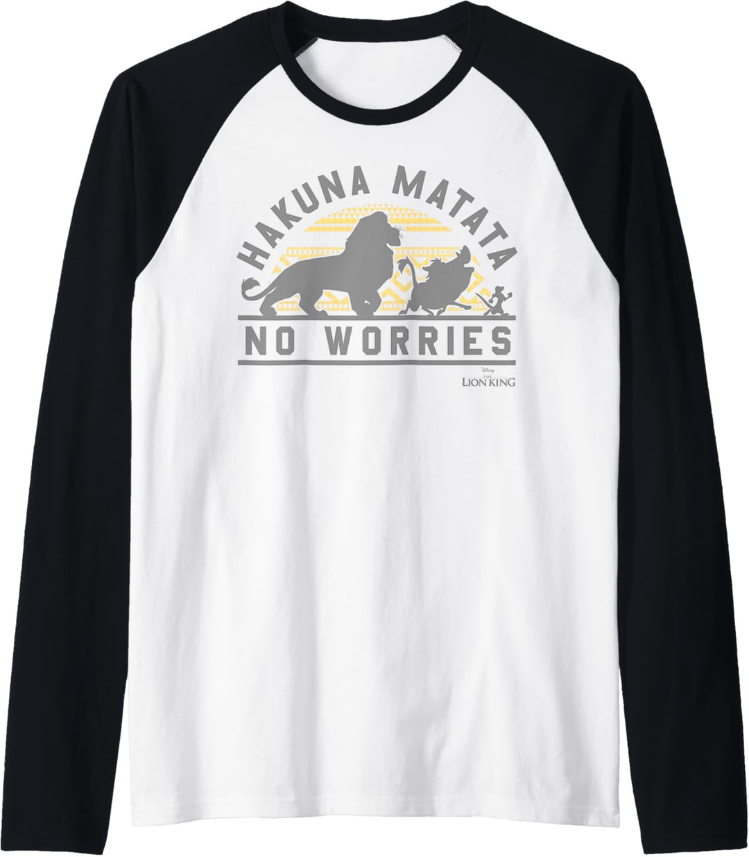 Disney Lion King Best Friends Hakuna Matata Silhouette Raglan