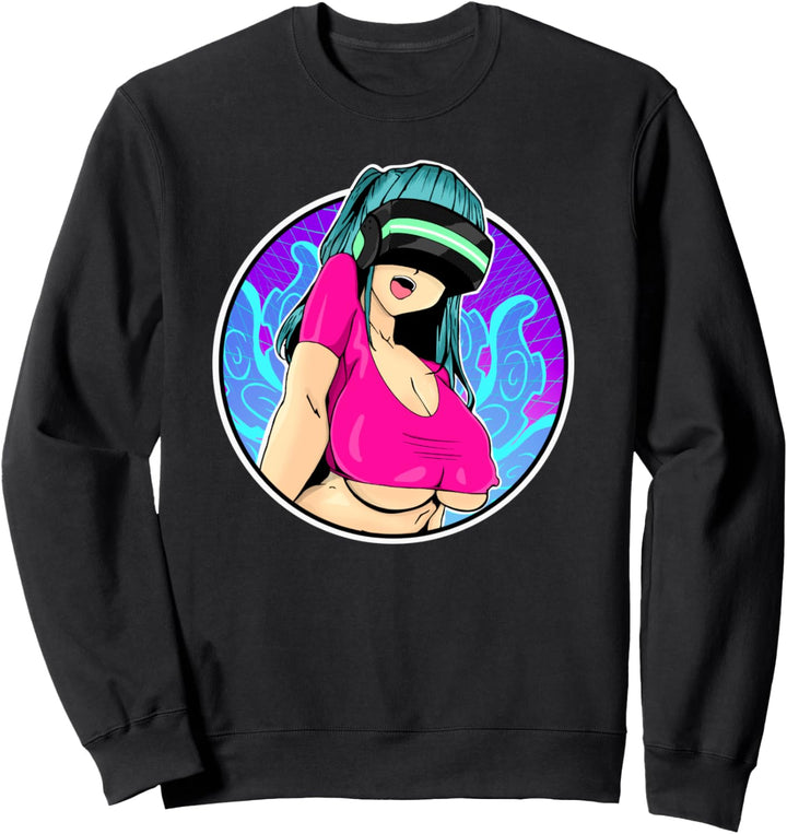 Geilste Anime Virtuelle Realität Hentai Sweatshirt