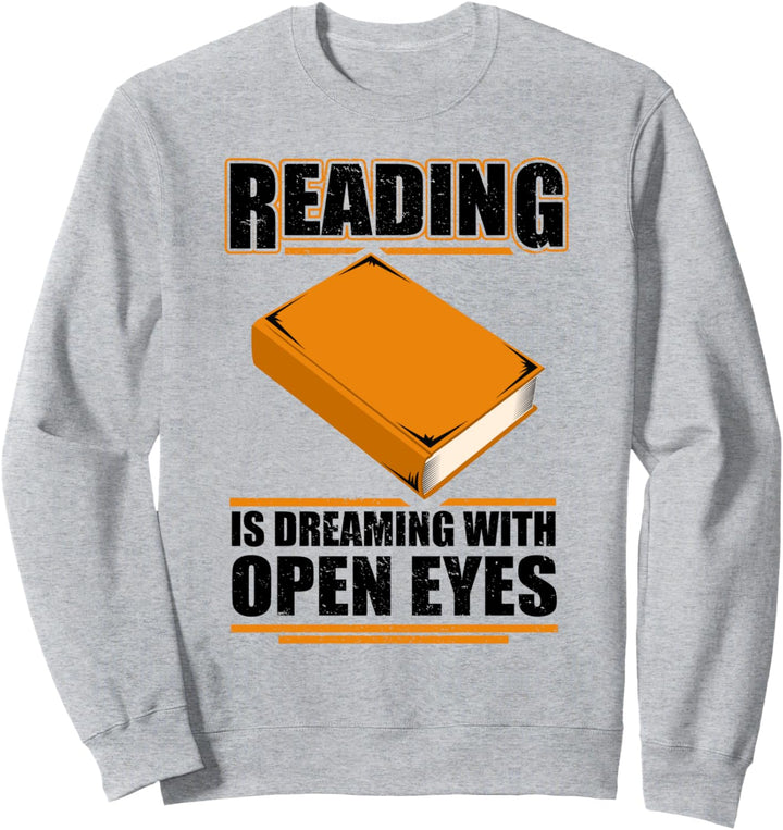 Lesen träumt mit offenen Augen. Sweatshirt