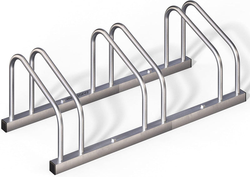 Monzana Fahrradständer für 3 Fahrräder 35-60 mm Reifenbreite Mehrfachständer Aufstellständer Radstän