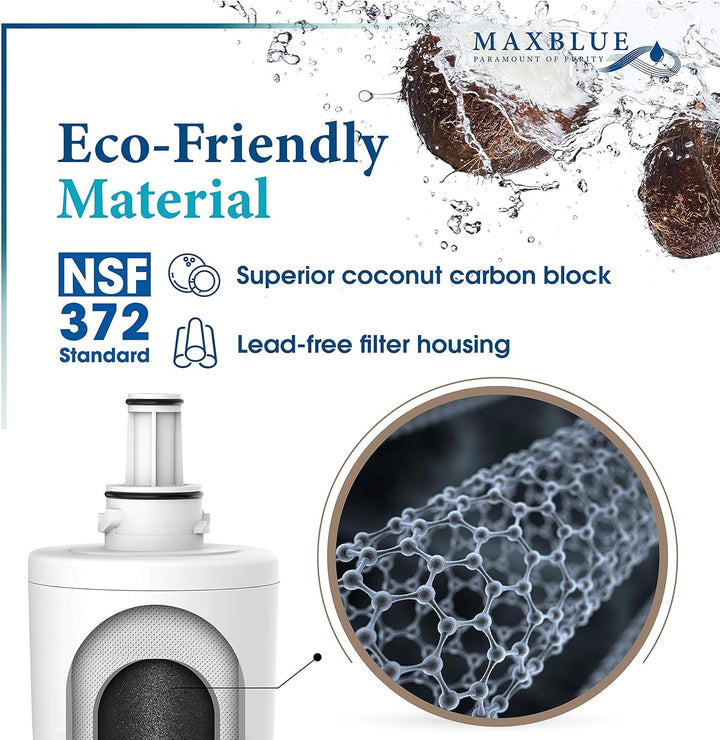 Maxblue Kühlschrank Wasserfilter, Kompatibel mit Samsung® Aqua Pure Plus DA29-00003G, DA29-00003B, D