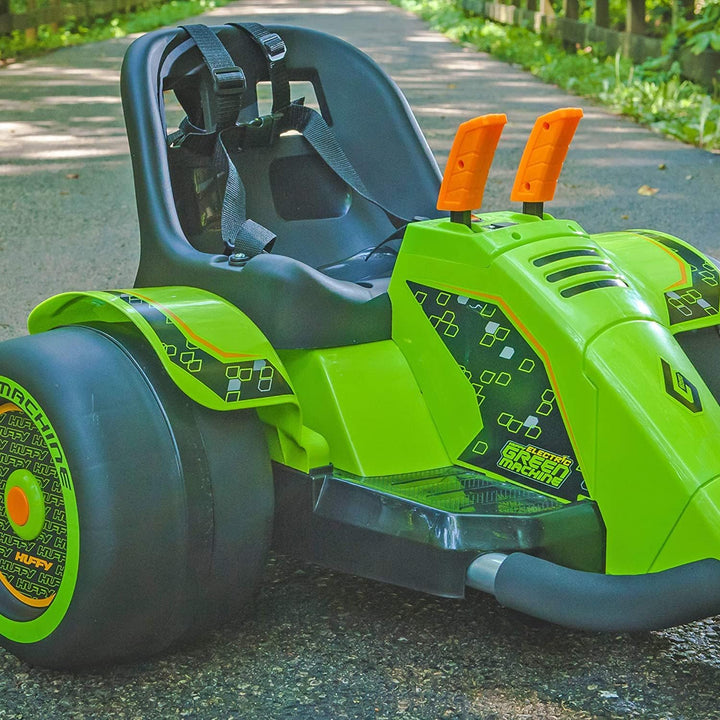 Huffy Green Machine 360 6 V Batteriebetriebene Kinder Fahren auf Spielspass und, 19901W, grün, Kids
