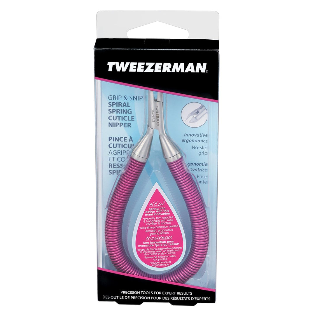 Tweezerman Nagelhautzange Grip and Snip, mit Spiralfeder