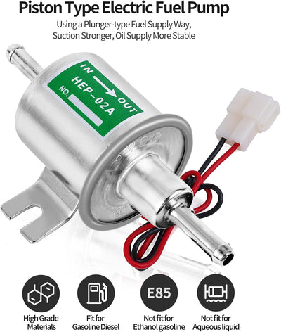 12V Kraftstoffpumpe Elektrisch Dieselpumpe HEP-02A Niederdruck Öl Diesel Benzinpumpe Transfer Pump U