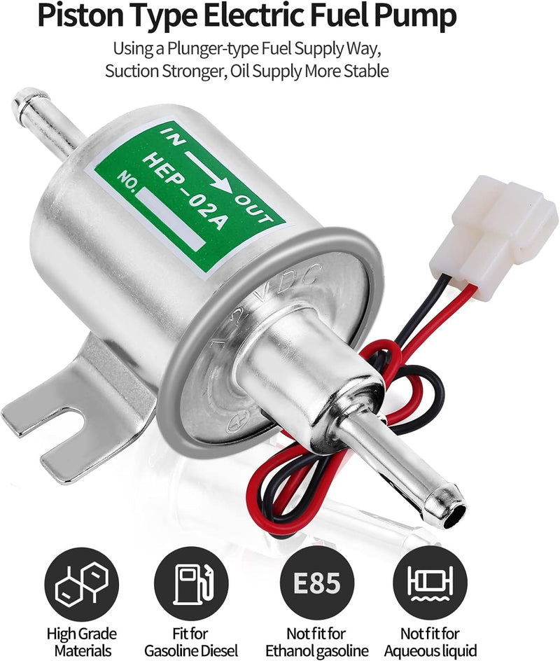 12V Kraftstoffpumpe Elektrisch Dieselpumpe HEP-02A Niederdruck Öl Diesel Benzinpumpe Transfer Pump U