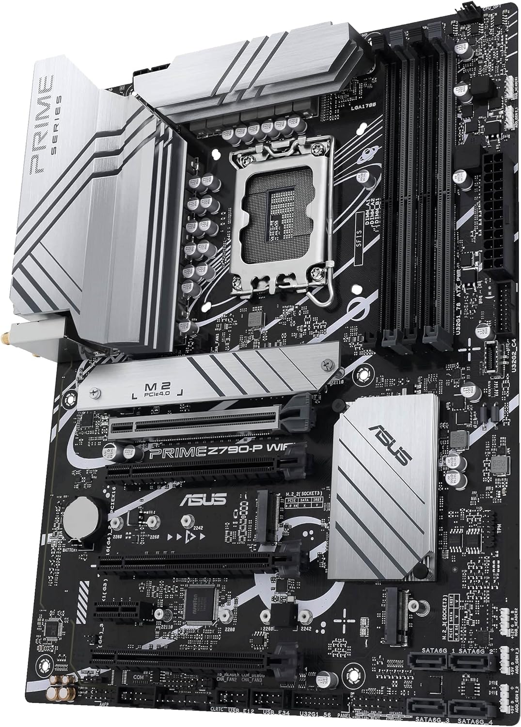 ASUS Prime Z790-P WIFI-CSM Mainboard Sockel Intel LGA 1700 (ATX, PCIe 5.0, DDR5, 3x M.2, WIFI 6, HDM