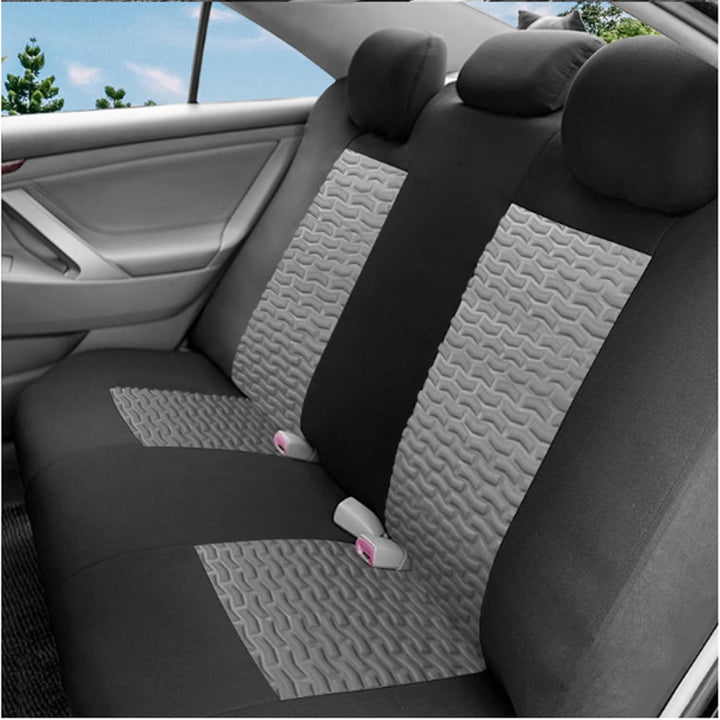 9 Stück Kunstleder Sitzbezüge Auto Set Universal Klassisch Autositzbezüge Sitzschoner Schonbezug Aut