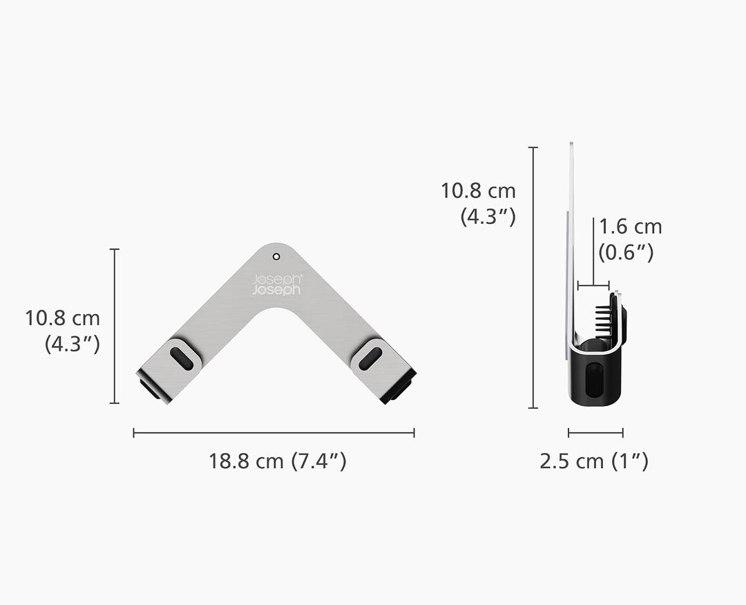 Joseph Joseph Space Set aus 2 Topf- und Pfannendeckelhaltern Selbstklebende Wandhalterung, geeignet