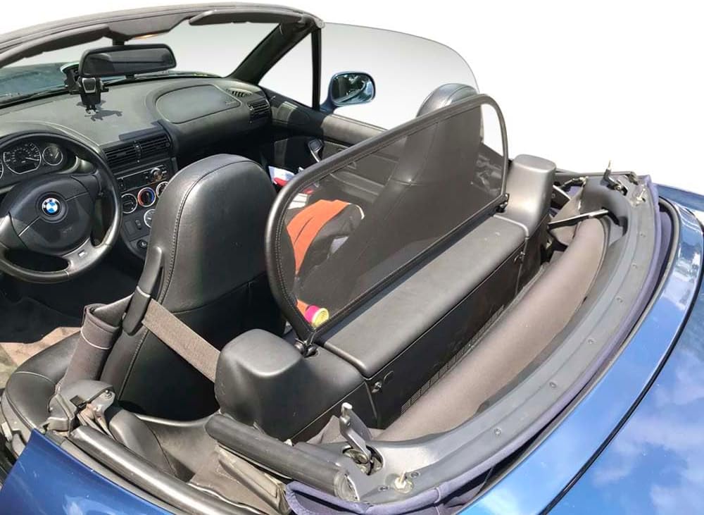 Aperta Windschott passend für BMW Z3 E36 100% Passgenau OEM Qualität Schwarz Windstop Windabweiser