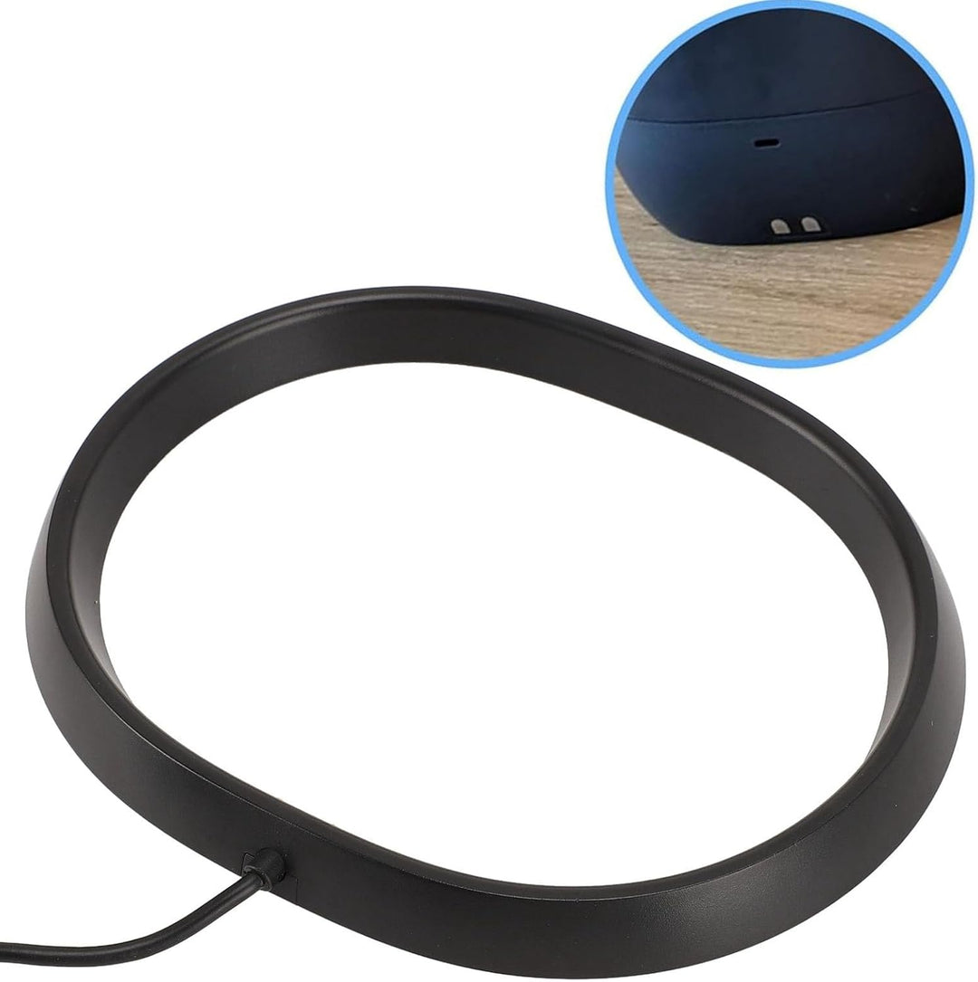 Lautsprecher-Ladestation mit Adapter, 45-W-Netzteil und 6,6-Fuss-Kabel der Ladestation, ABS Schwarz