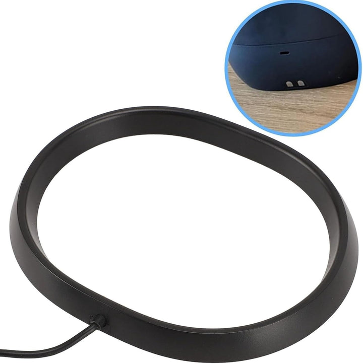 Lautsprecher-Ladestation mit Adapter, 45-W-Netzteil und 6,6-Fuss-Kabel der Ladestation, ABS Schwarz