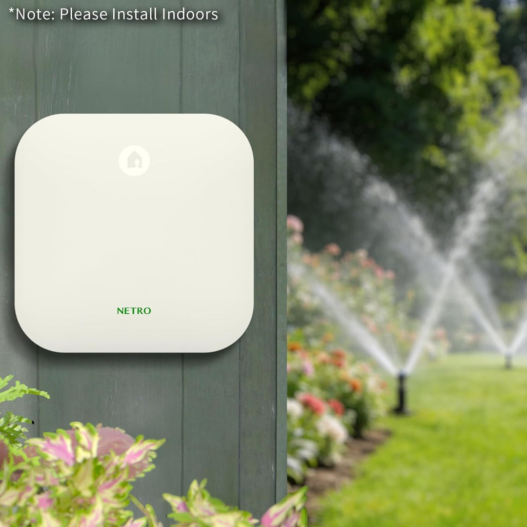 Netro Smart-Sprinkler-Controller, Wireless-LAN, Wetter Aware, Remote Access, 6 Zone, Kompatibel mit