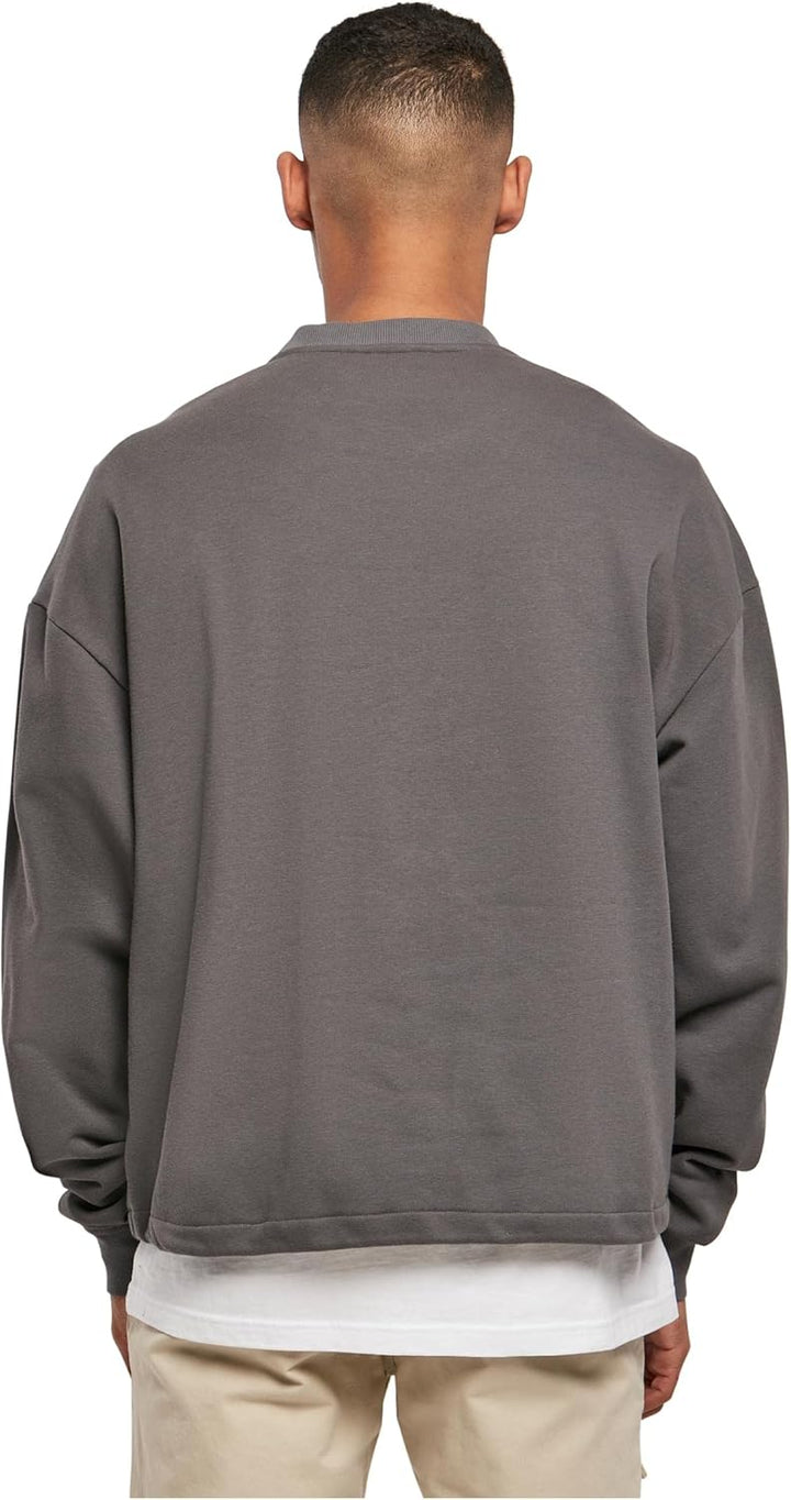 Urban Classics Herren Sport Crew 4XL Darkshadow, 4XL Darkshadow