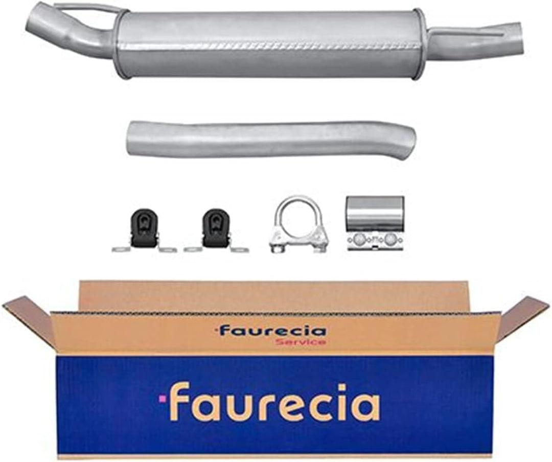 HELLA 8LD 366 036-261 Endschalldämpfer - Easy2Fit Kit - hinten - zweiteilig - Set mit Anbauteilen