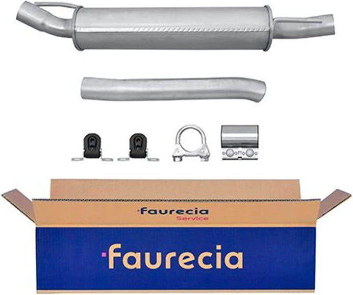 HELLA 8LD 366 036-261 Endschalldämpfer - Easy2Fit Kit - hinten - zweiteilig - Set mit Anbauteilen
