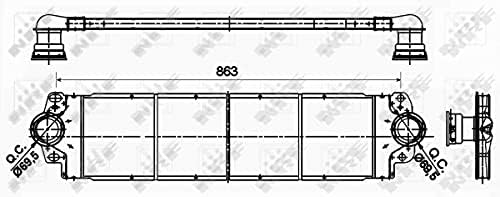 NRF 30354 Ladeluftkühler