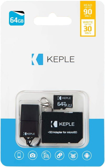64GB Micro SD Speicherkarte MicroSD Kompatibel mit Samsung Galaxy s9+ S9 S8 S7 S6 S5 S4 S3, J9 J8 J7