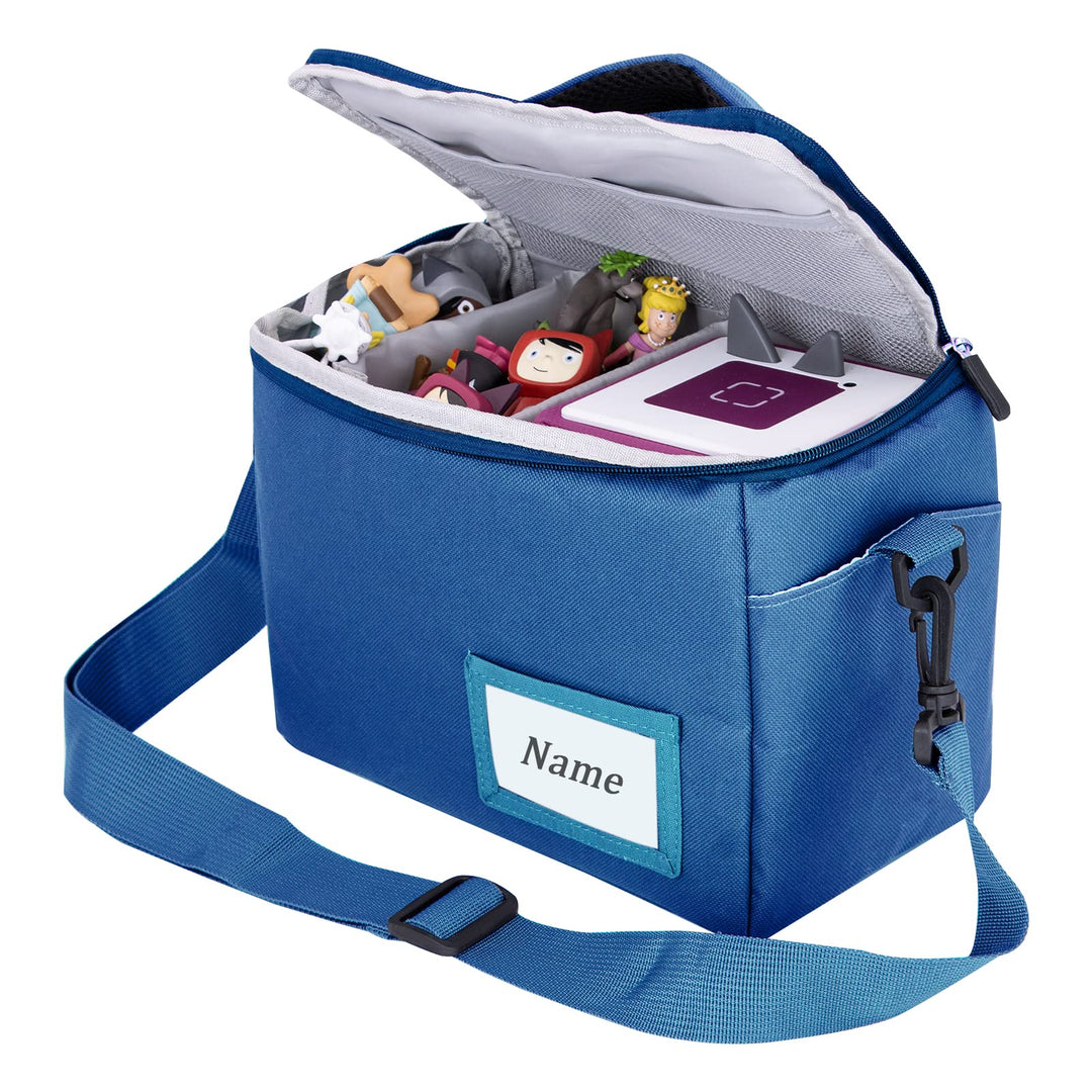 Tasche Kindergepäck viel Platz für Toniebox Figuren Tigerbox Transport Folie Hörfiguren Musikboxen M