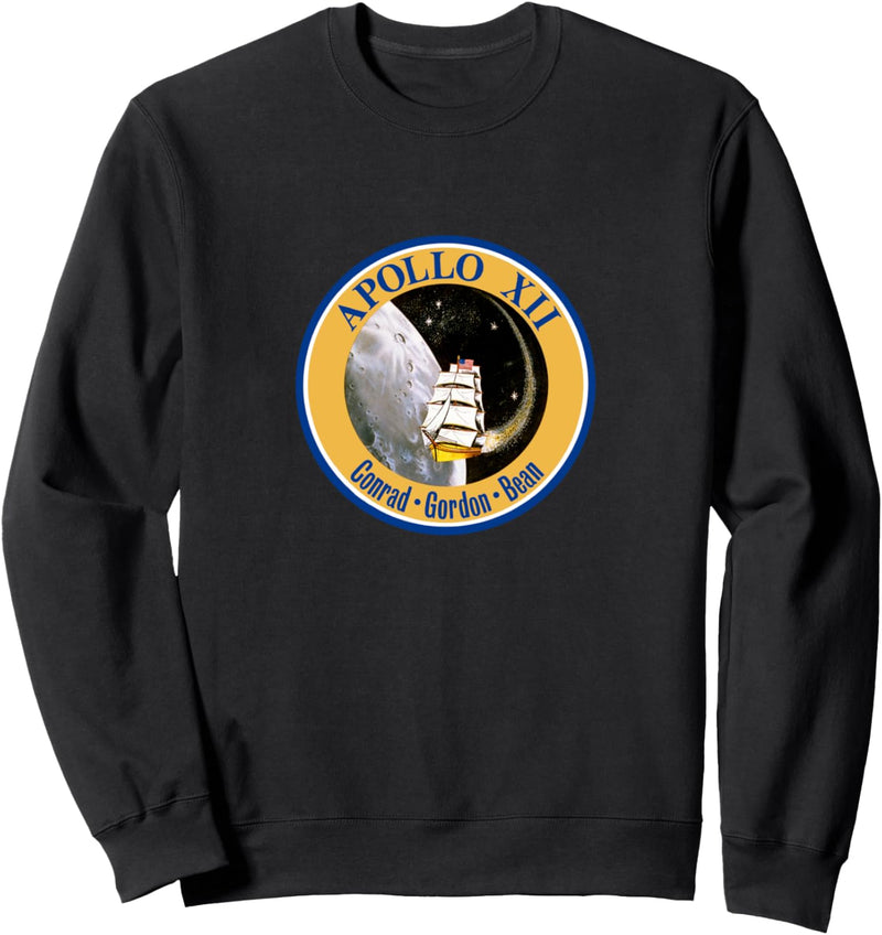 Apollo 12 Mission Patch Insignia Space Exploration Sweatshirt