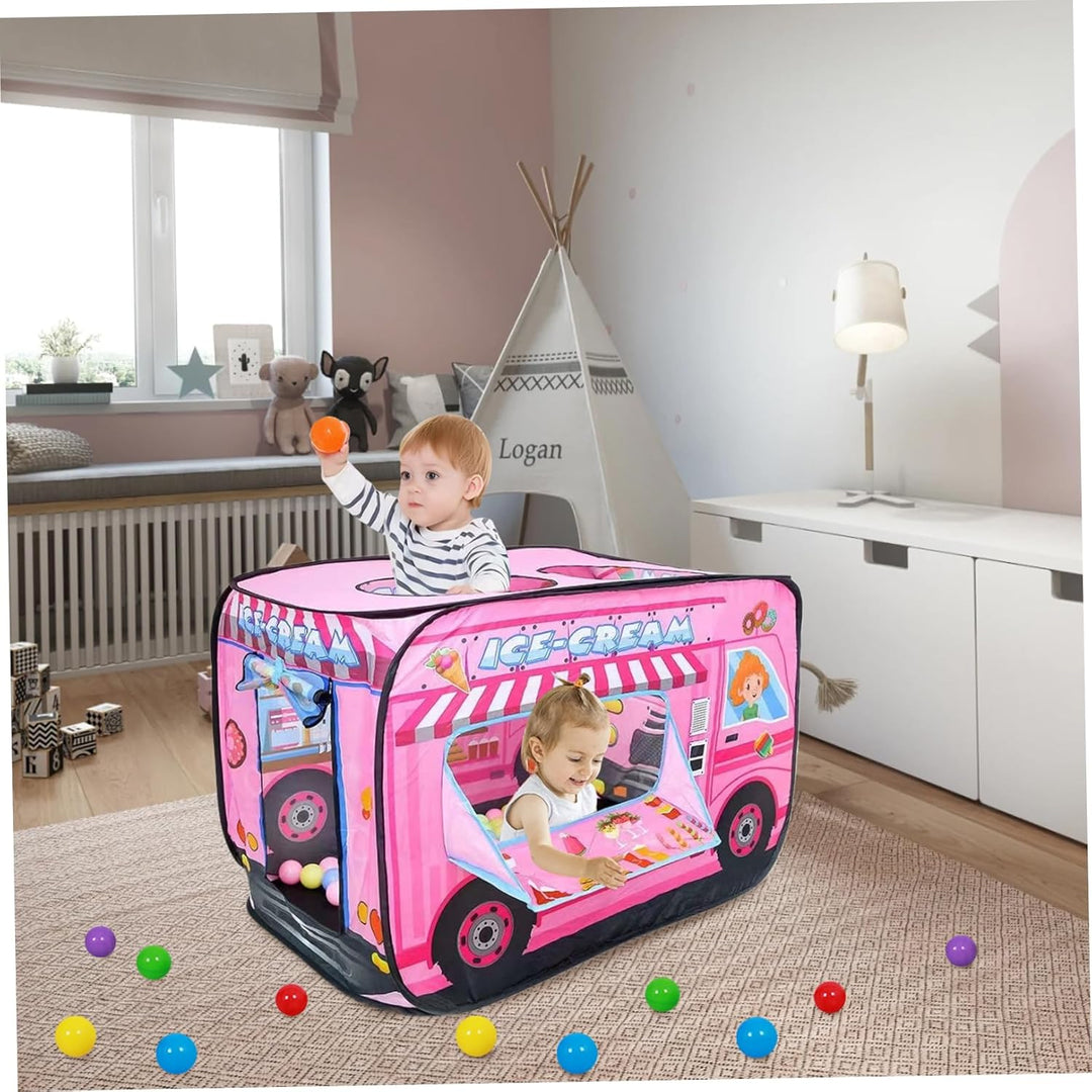 Faltbares Pop-up-Zelt für Kinder, atmungsaktiver Eiswagen mit hoher Dichte, grosses Spielzelt 44 x 3