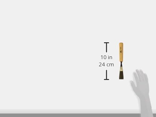 STUBAI Stemmeisen Stechbeitel Serie 52 - Form 12 | Gebogenes Flacheisen 30 mm, mit Holzgriff, zum Vo