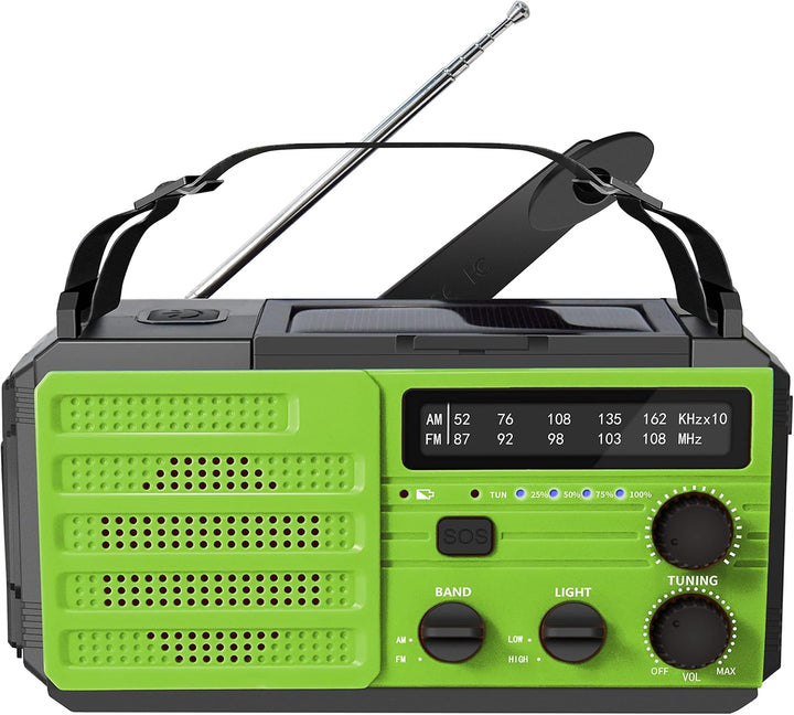 Solar Kurbelradio Notfall Outdoor Radio mit AM/FM 8000Mah Hand kurbel Notfall Radio Taschenlampen Be