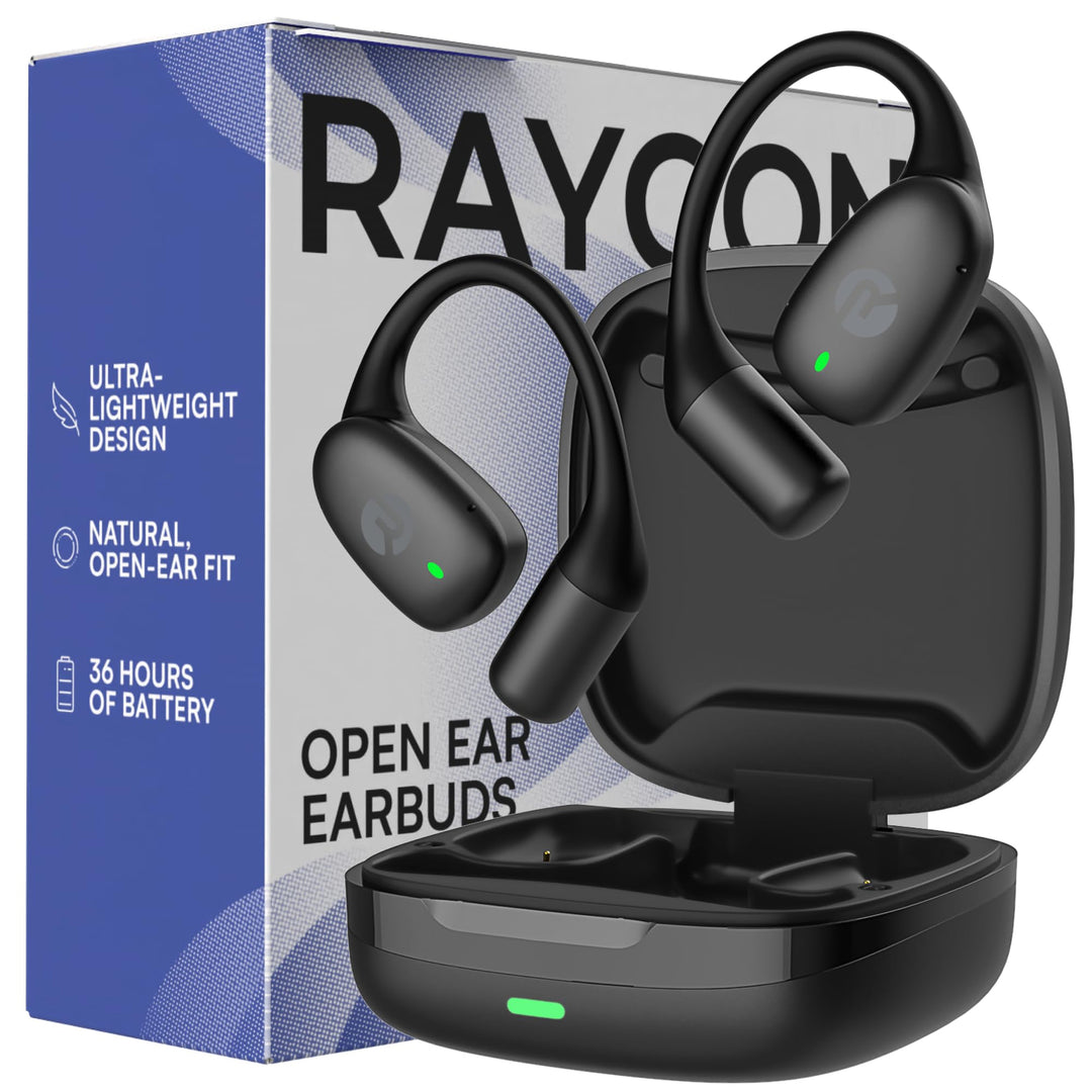 Raycon Essential Open Earbuds - True Wireless Open Ear Bluetooth 6.0 Kopfhörer, ultraleicht, Komfort
