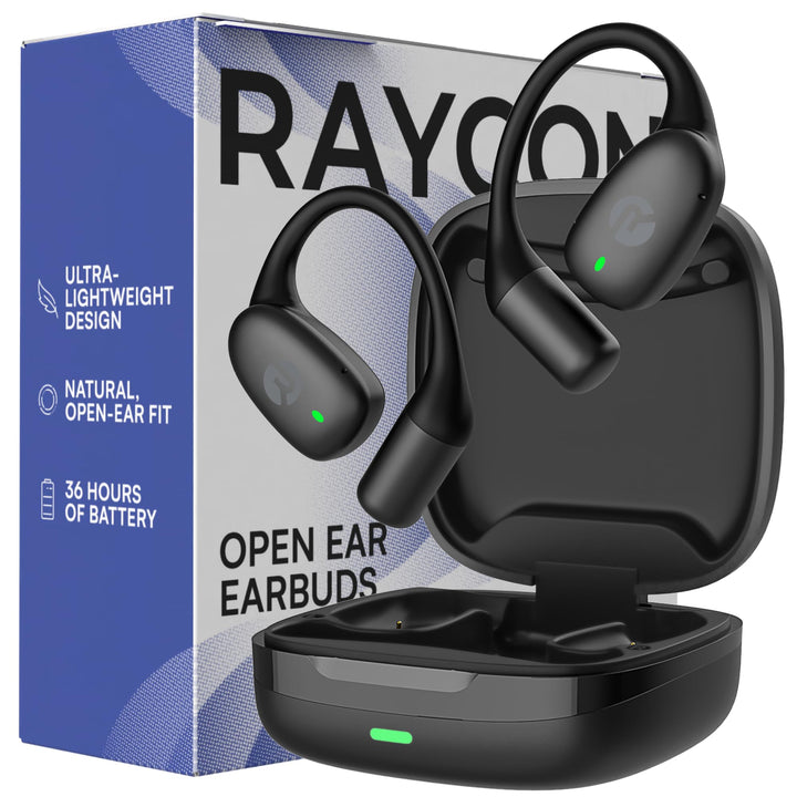 Raycon Essential Open Earbuds - True Wireless Open Ear Bluetooth 6.0 Kopfhörer, ultraleicht, Komfort