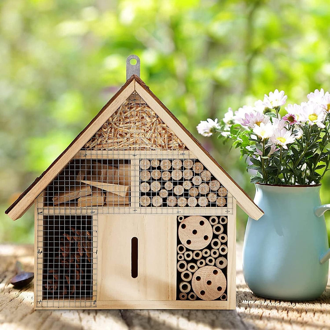 WILDLIFE FRIEND Insektenhotel - Bienenhotel-Bausatz - Bambus-Insekten-Niströhren für Wildbienen - Sc