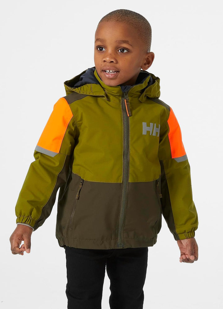 Helly Hansen Unisex Kinder Rider 2.0 Isolierte Skijacke 2 Jahre Grün, 2 Jahre Gr&amp;