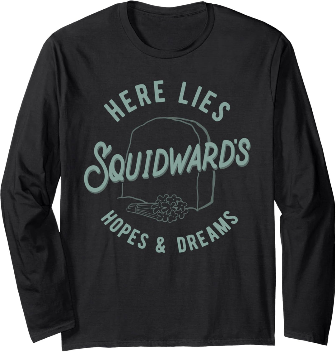 SpongeBob SquarePants Here Lies Squidward's Hopes & Dreams Langarmshirt