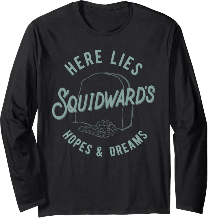 SpongeBob SquarePants Here Lies Squidward's Hopes & Dreams Langarmshirt