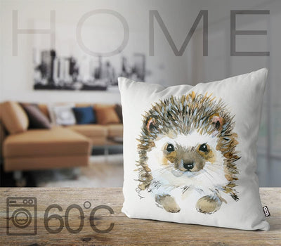 VOID Igel Tiere Kinder Tierbaby Kissenbezug 80x80 Kissenhülle Polyester Zierkissen Couchkissen Oster