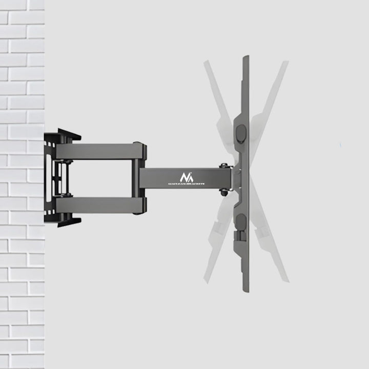 Maclean TV-Wandhalterung für 32-85" Fernseher bis 60 kg | neigbar, schwenkbar, Abstand 65-390mm | VE