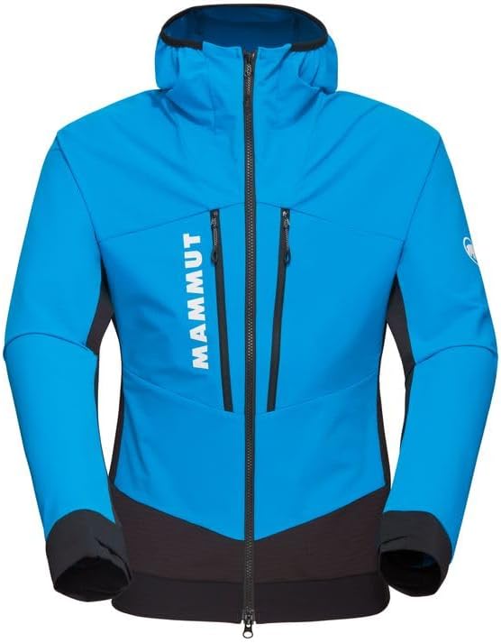 Mammut Herren Aenergy So Hybrid Hooded Jacket Men Softshell Jackets (1er Pack) M Glacier Blue-Black,