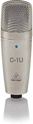 Behringer C-1U USB Studio-Kondensatormikrofon Hell Gold C-1U Single, Hell Gold C-1U Single