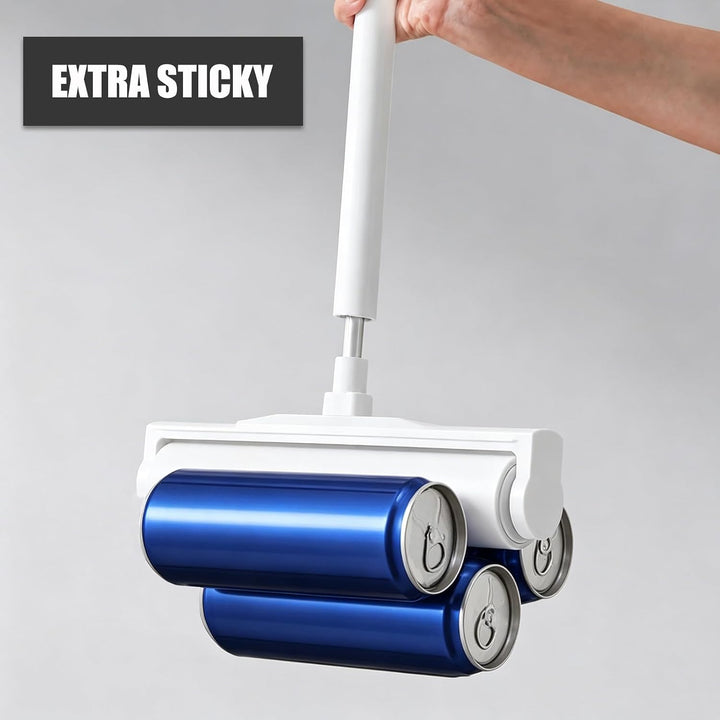Extra Klebrige XXL-Fusselrolle für Kleidung, Sofa, Bett, Teppich – 24 cm mit 360 Blättern (1 Fusselr