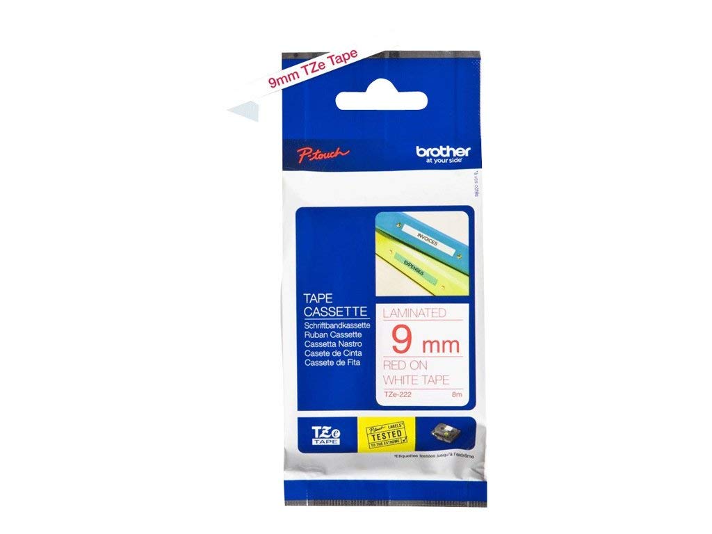 Brother TZE222 Original P-touch Schriftband TZe-222 (für Brother P-touch PT-H100LB/R, -H105, -E100/V