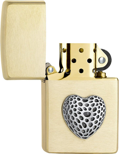 Zippo Feuerzeug, Messing, Individual Design, Original Pocketsize