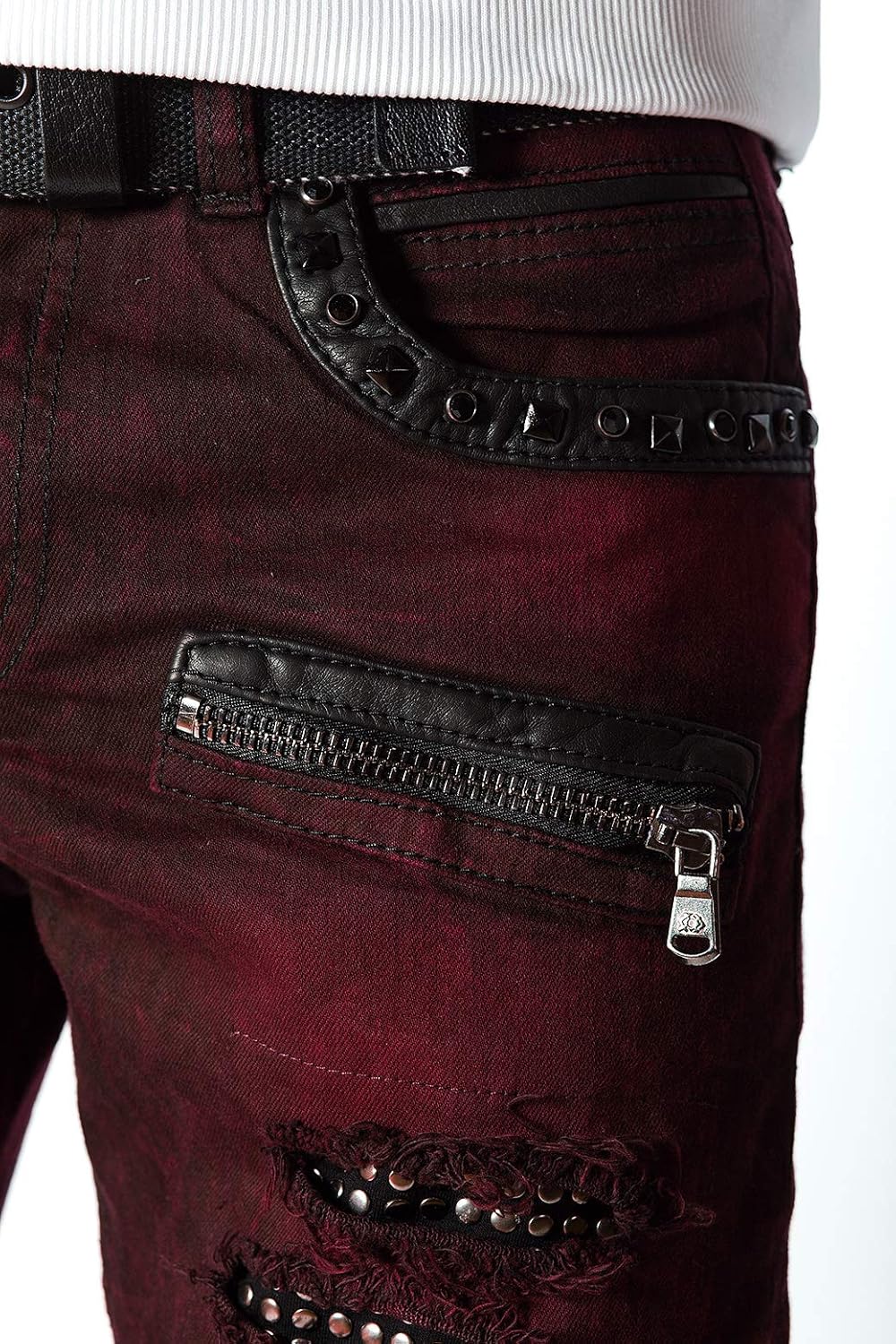 Cipo &amp; Baxx Herren Jeans – Stylische Denim-Mode mit einzigartigem Design | hohem markanten Details |