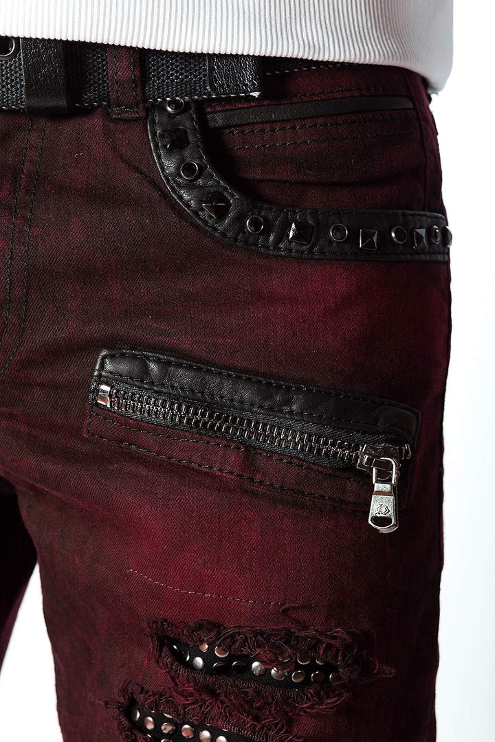 Cipo &amp; Baxx Herren Jeans – Stylische Denim-Mode mit einzigartigem Design | hohem markanten Details |