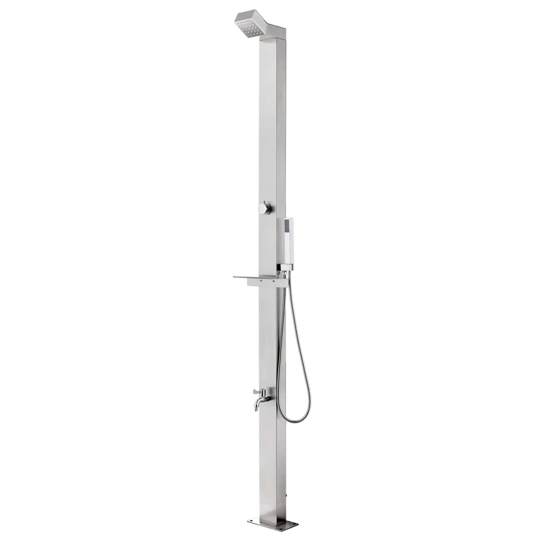 Tidyard Multifunktionale Gartendusche Duschdüse ABS-Knopf Pooldusche Duschsystem Campingdusche Au?en