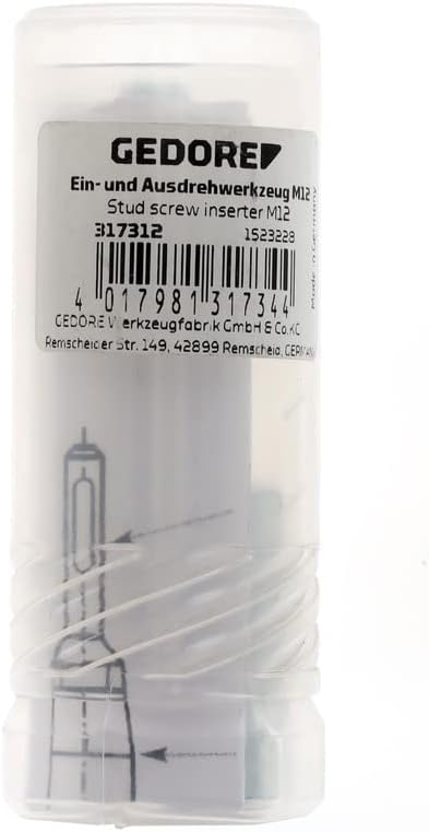 GEDORE Ein- und Ausdrehwerkzeug für Stehbolzen, Express- und Stockschrauben, M12, selbstklemmend, In