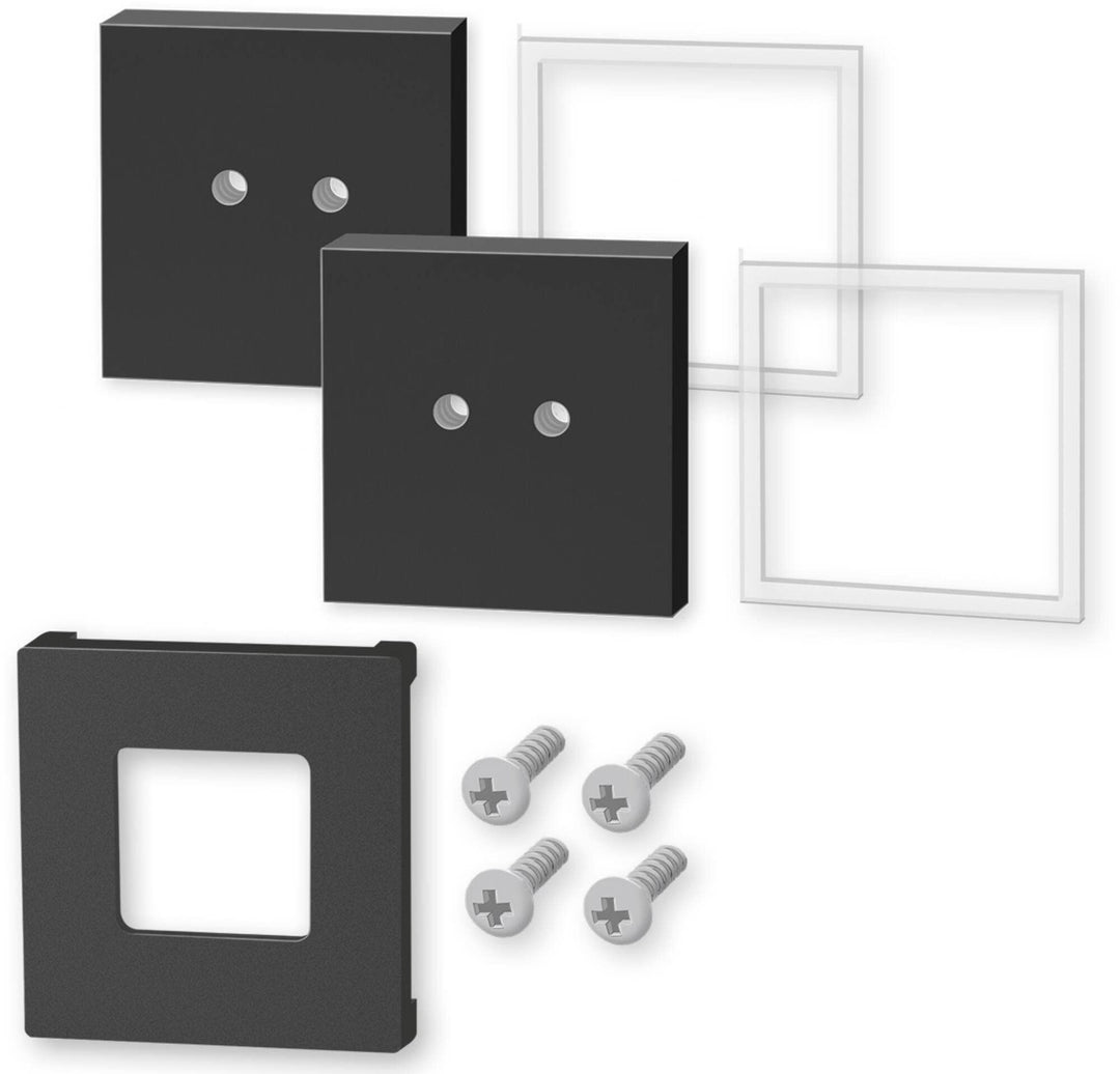 ZACK Carvo 40512 Wall Mount Black Pack of 2 Sonstige ZK 40512 2 ZK 40512, Sonstige ZK 40512 2 ZK 405