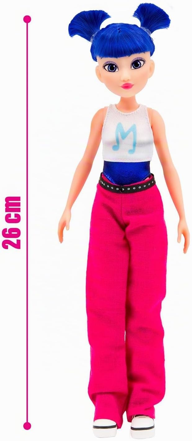 Winx Iconic Puppe – Musa, 27cm, bewegliche Gelenke, pinkes Haar, ikonisches Outfit – offizielles Win