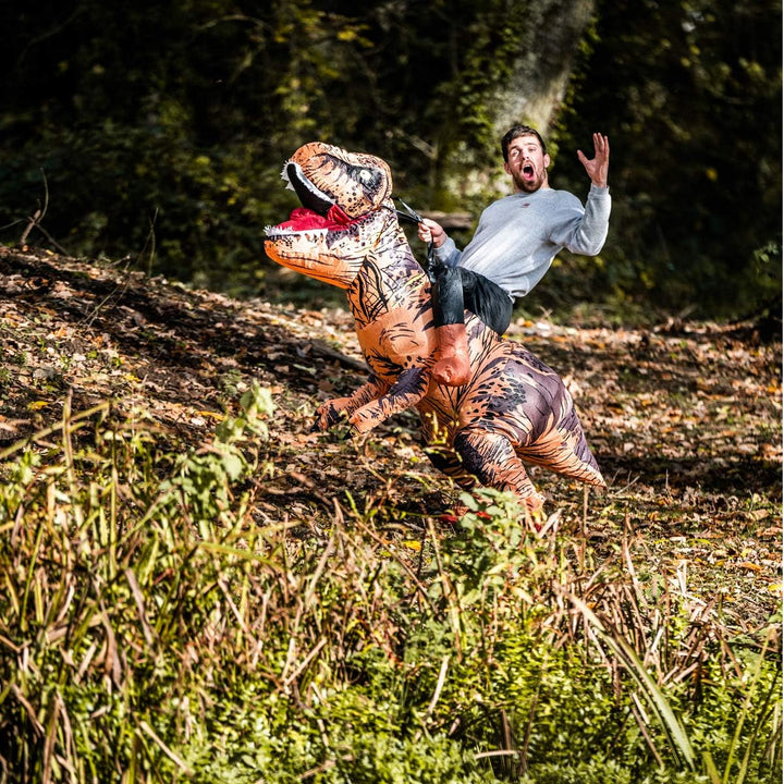 Bodysocks® Aufblasbares Deluxe Dinosaurier Kostüm für Erwachsene