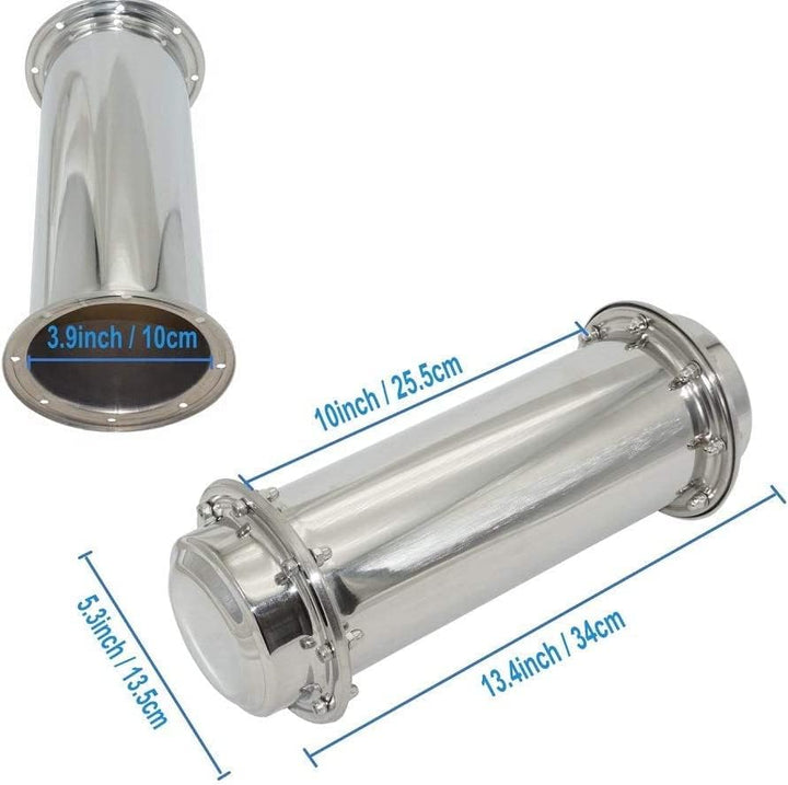 304 Edelstahl-Zeitkapsel - korrosionsbeständiger wasserdichter Container Buryable Metallzeitkapsel B