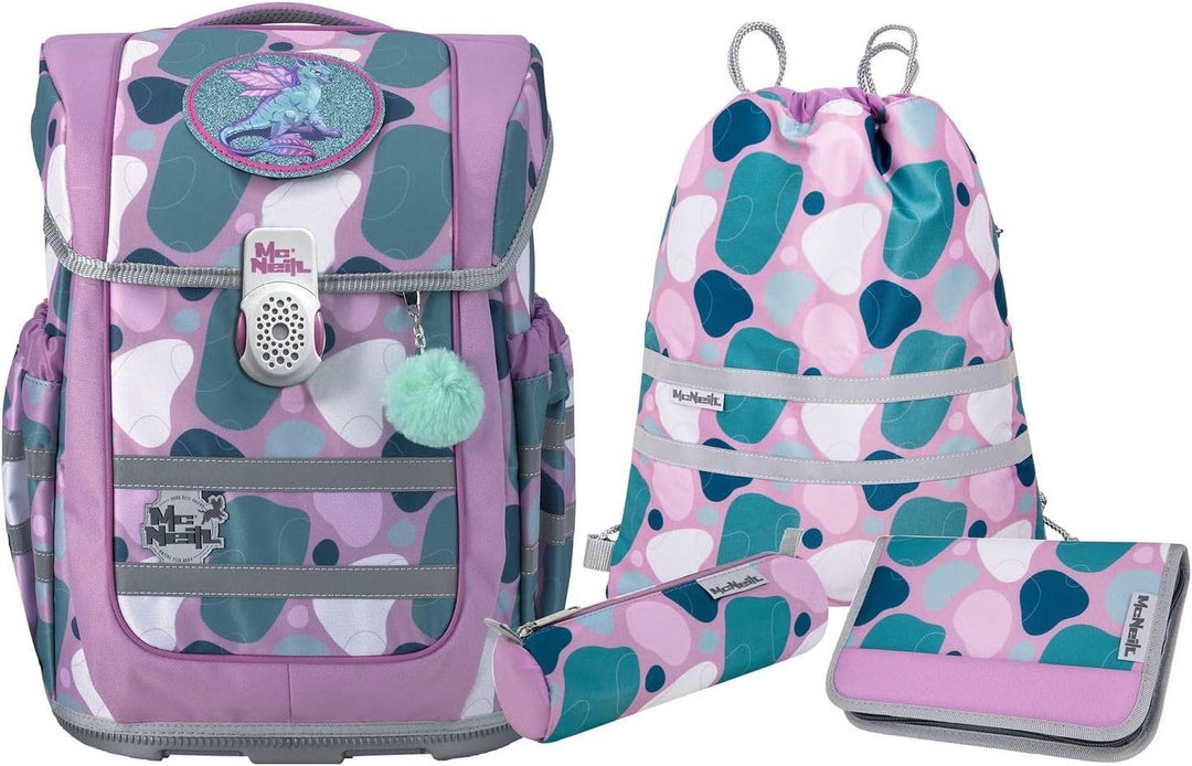 McNeill Schulranzen-Set COMPACTO, 5tlg. - Kollektion 2024, Barba