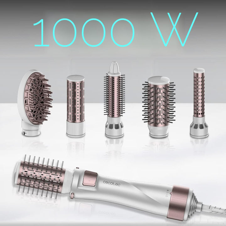 Cecotec Heissluftbürste Bamba CeramicCare 5in1 Pro, 1000W, Keramik, Ionentechnologie, 3 Temperaturei