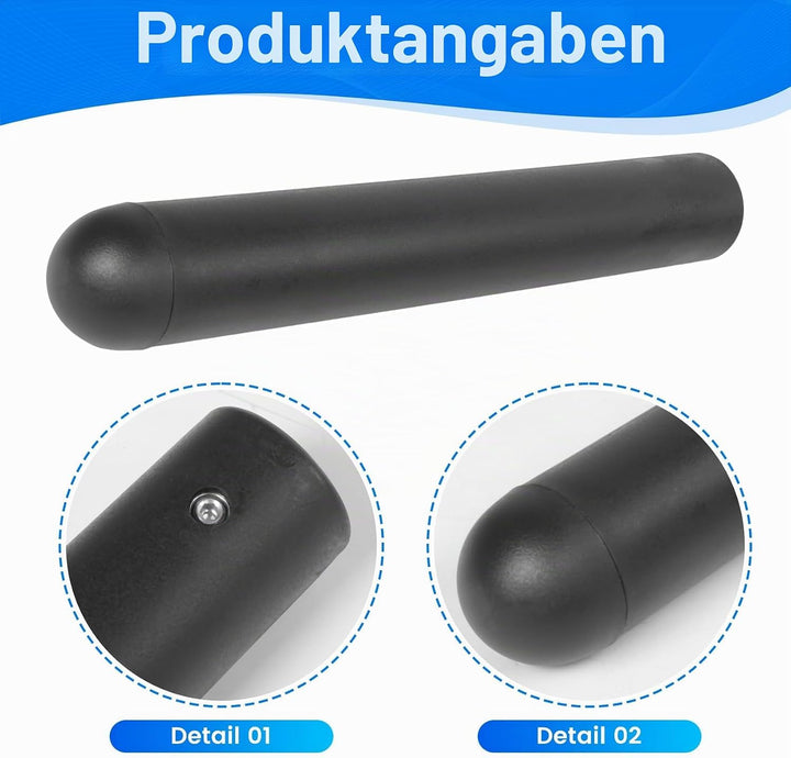 2PCS Hantelstangen Adapterhülse Variable Durchmesserhülse Fitnessstudio Zubehör 1Zoll auf 2 Hantelst
